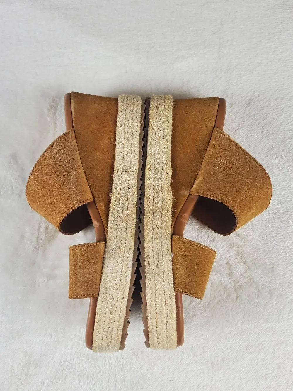 Joie Light Brown Suede Wedges NO Size